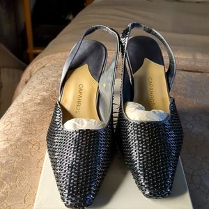 Size 8 B Granite Slingbacks